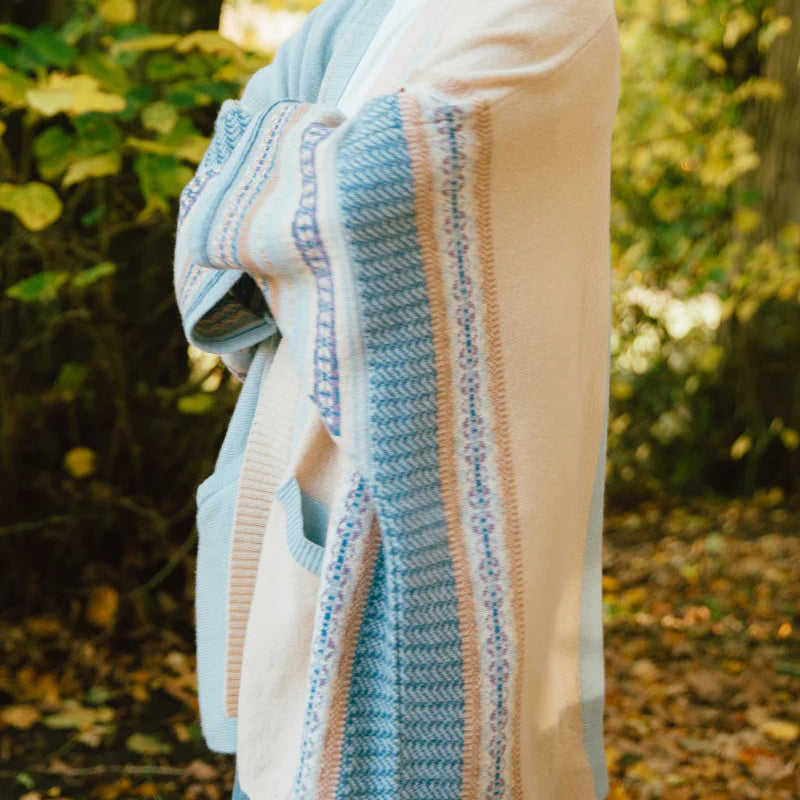 Eribe Blanket Coat in Robyn Blue