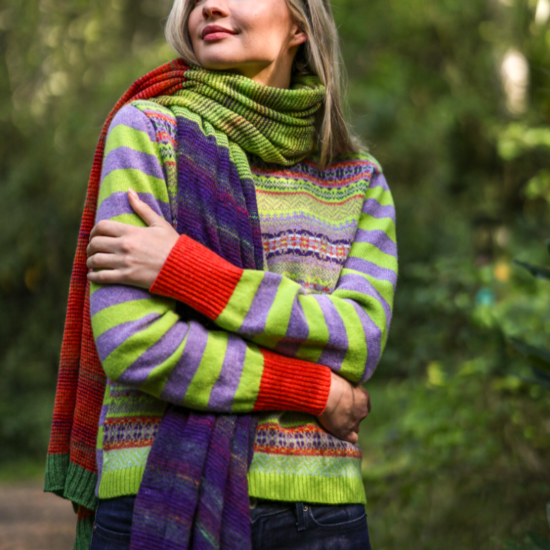 Beautiful colourful warm scarf for women. Australia and New zealand.