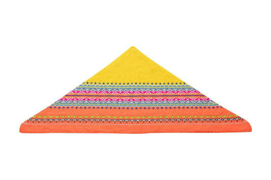 Eribe - Fairisle Triangle Scarf - Charm/Bonnie