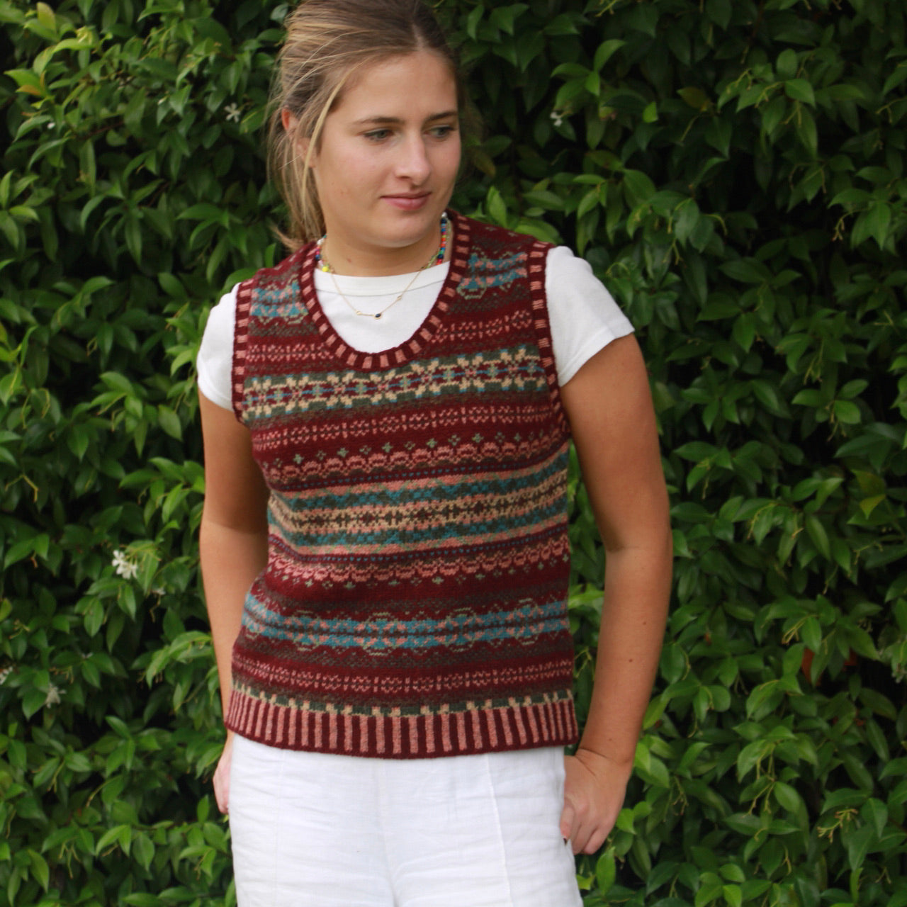 Eribe Westray vest in aphrodite