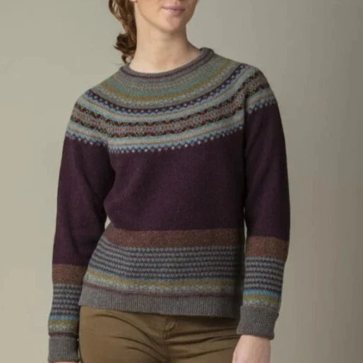Eribe Scottish Knitwear. Alpine Sweater in Esmeralda.