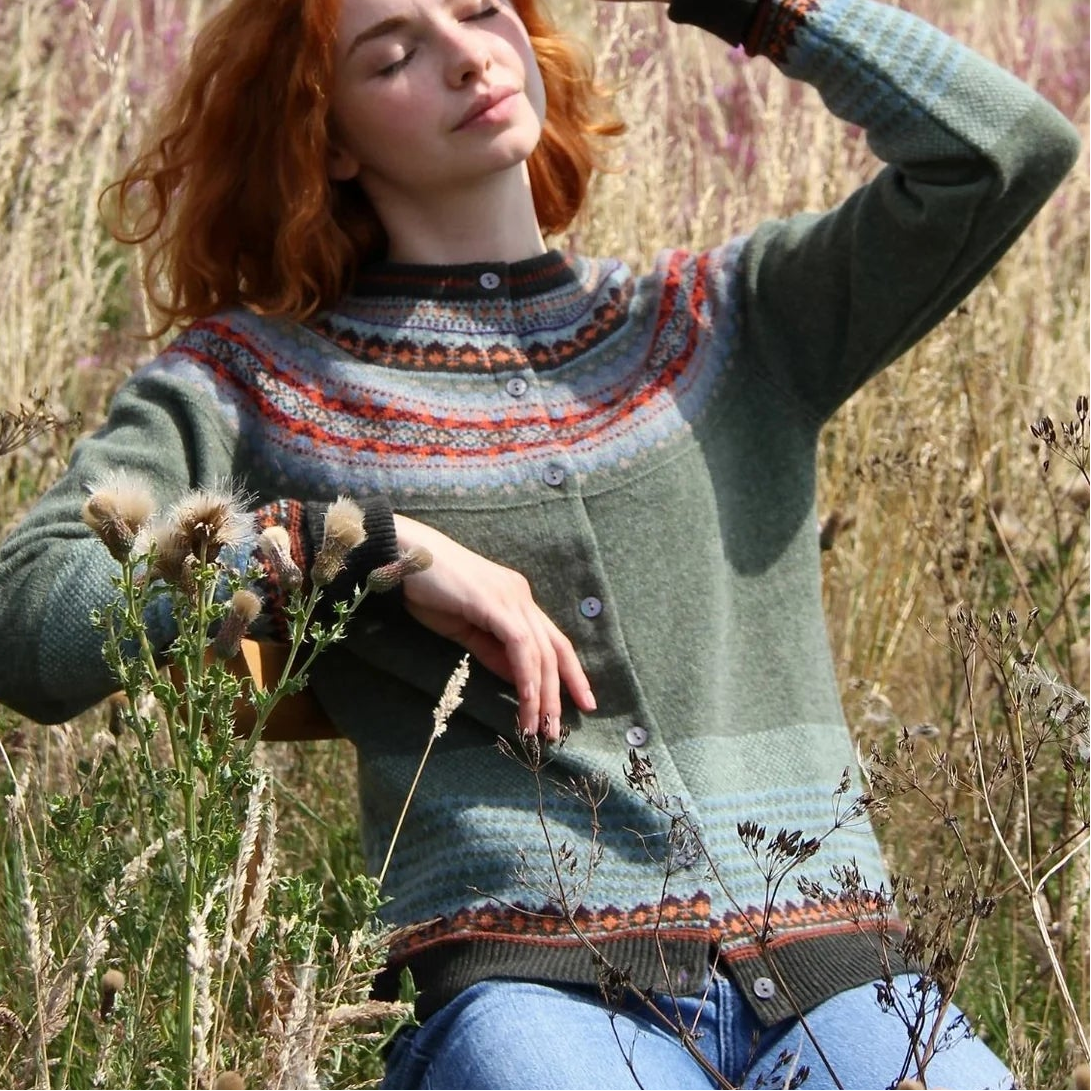 Eribe Alpine Cardigan in Braemar