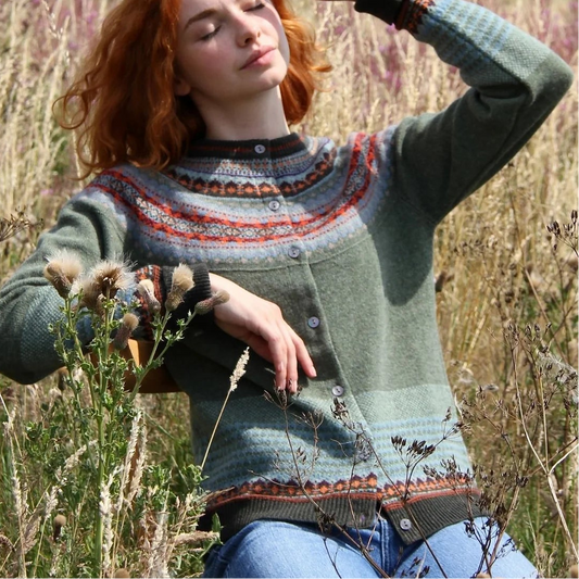 Eribe Alpine Cardigan in Braemar
