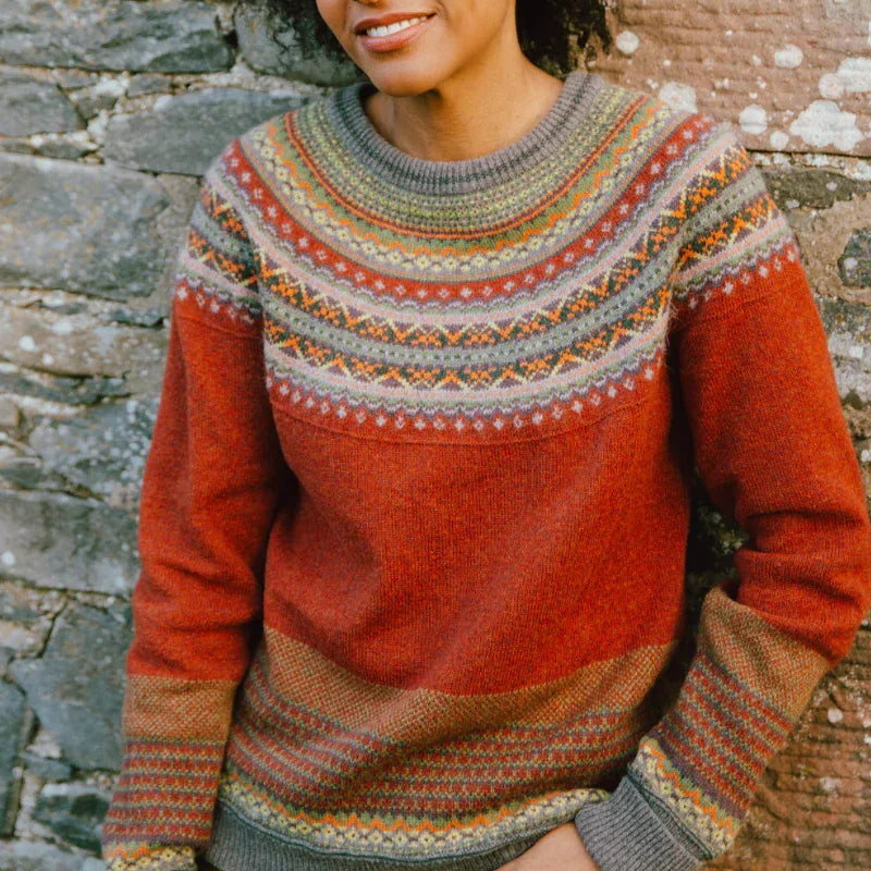 eribe alpine sweater in copperleaf