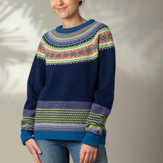 Eribe Alpine sweater in Aurora Navy.