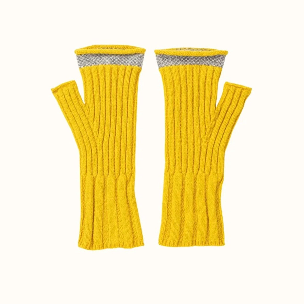 Eribe Mitt Piccalili yellow merino wool