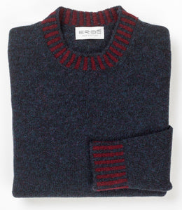 Bruar sweater from Eribe in Black Grouse.