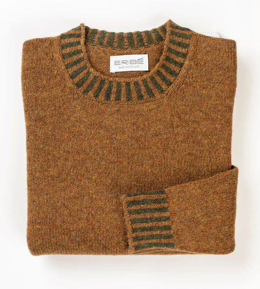 Bruar Sweater from Eribe in Brambling.