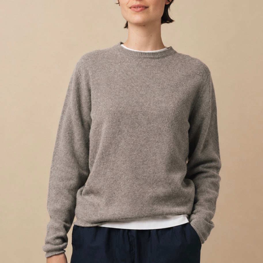 Eribe Corry T-shirt Vole. Merino Wool Scottish Knitwear