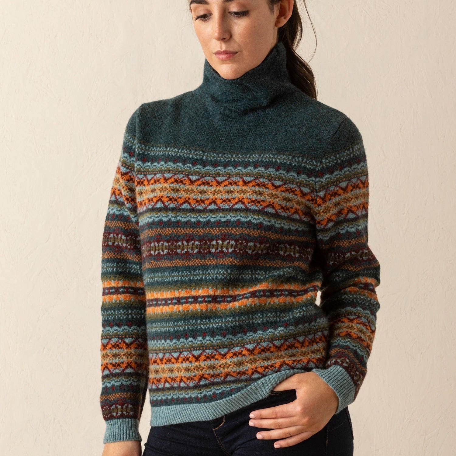 Eribe fairisle Merino Wool Sweaters.