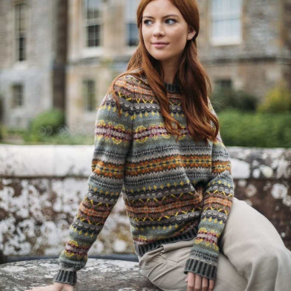 Eribe Merino Wool Knitwear. Kinross Agate.