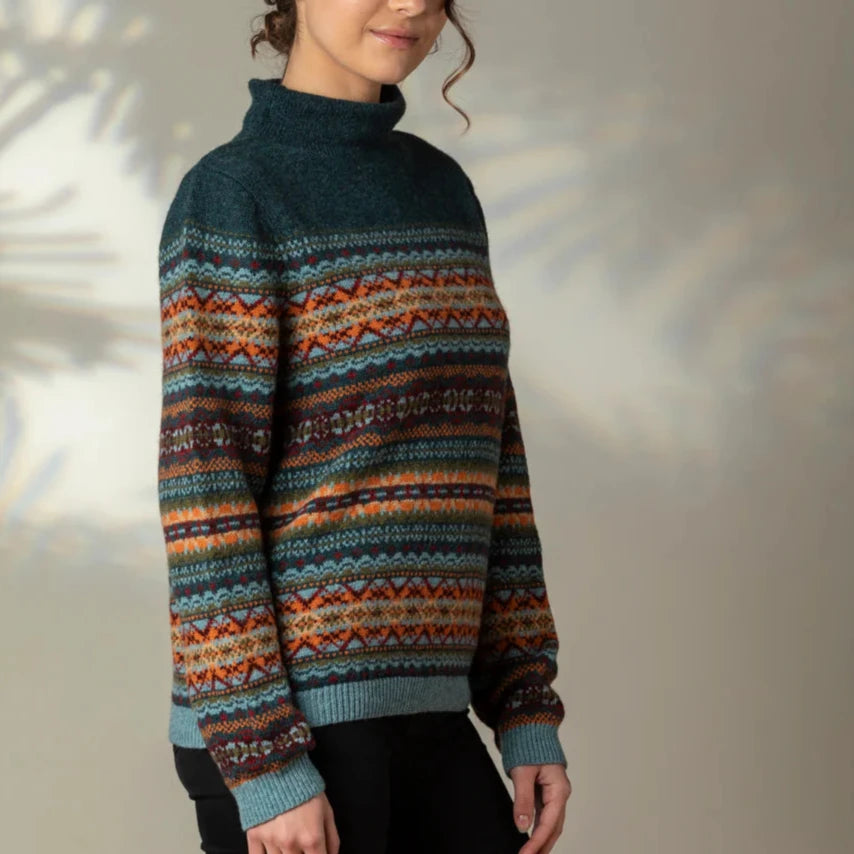 Eribe Kinross High neck Sweater in Prelude - Australia and New Zealand.