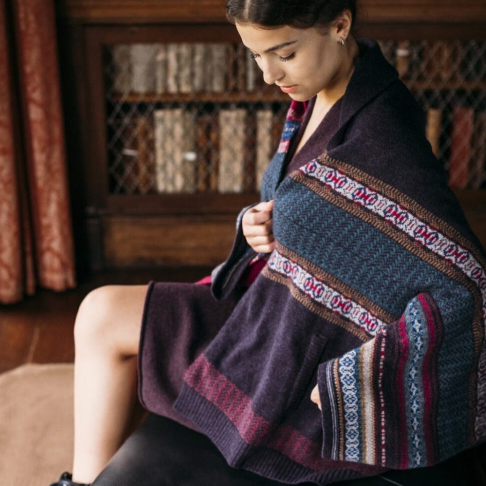 Montrose Blanket Coat from Eribe. Merino wool, Fairilse Coat.