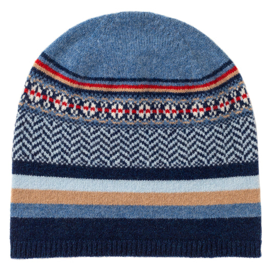 Eribe Stobo Beanie in Navy Reflection