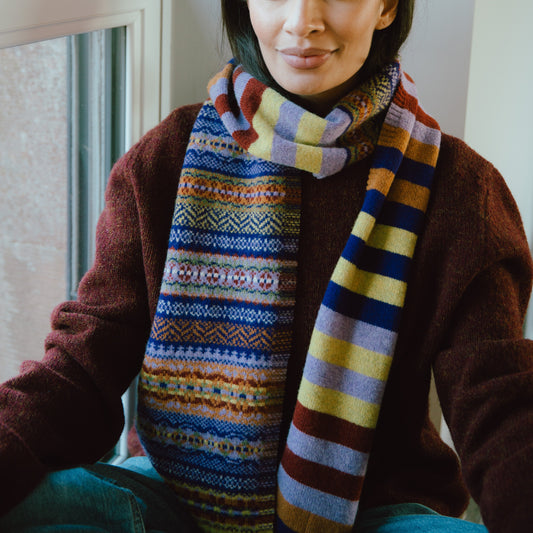 Eribe Stobo Scarf in Mulberry