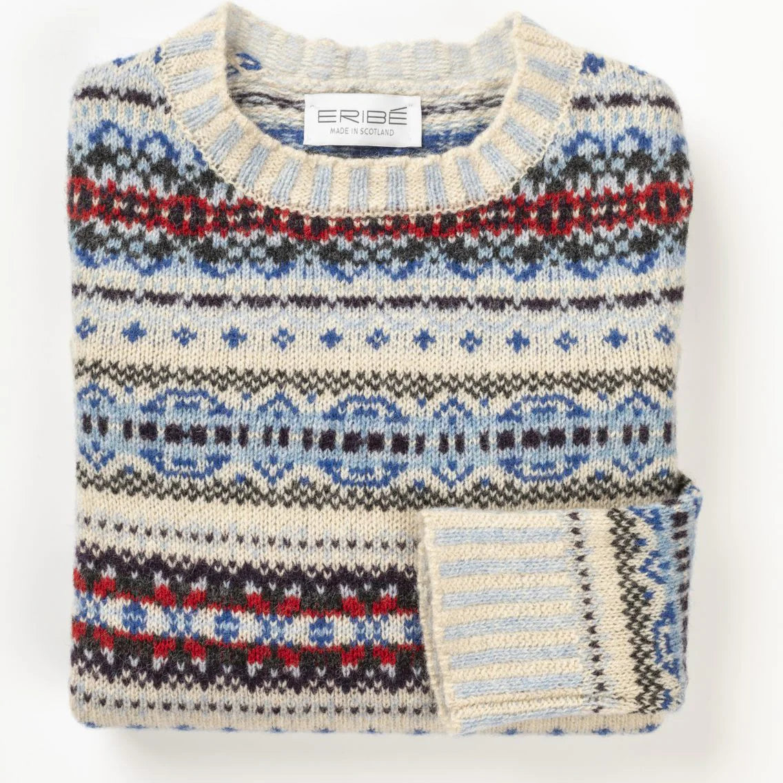 Eribe Westray sweater in Snowstorm.
