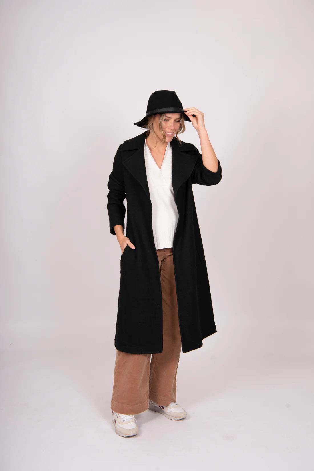 Fields - Victoria Long Jacket - Black