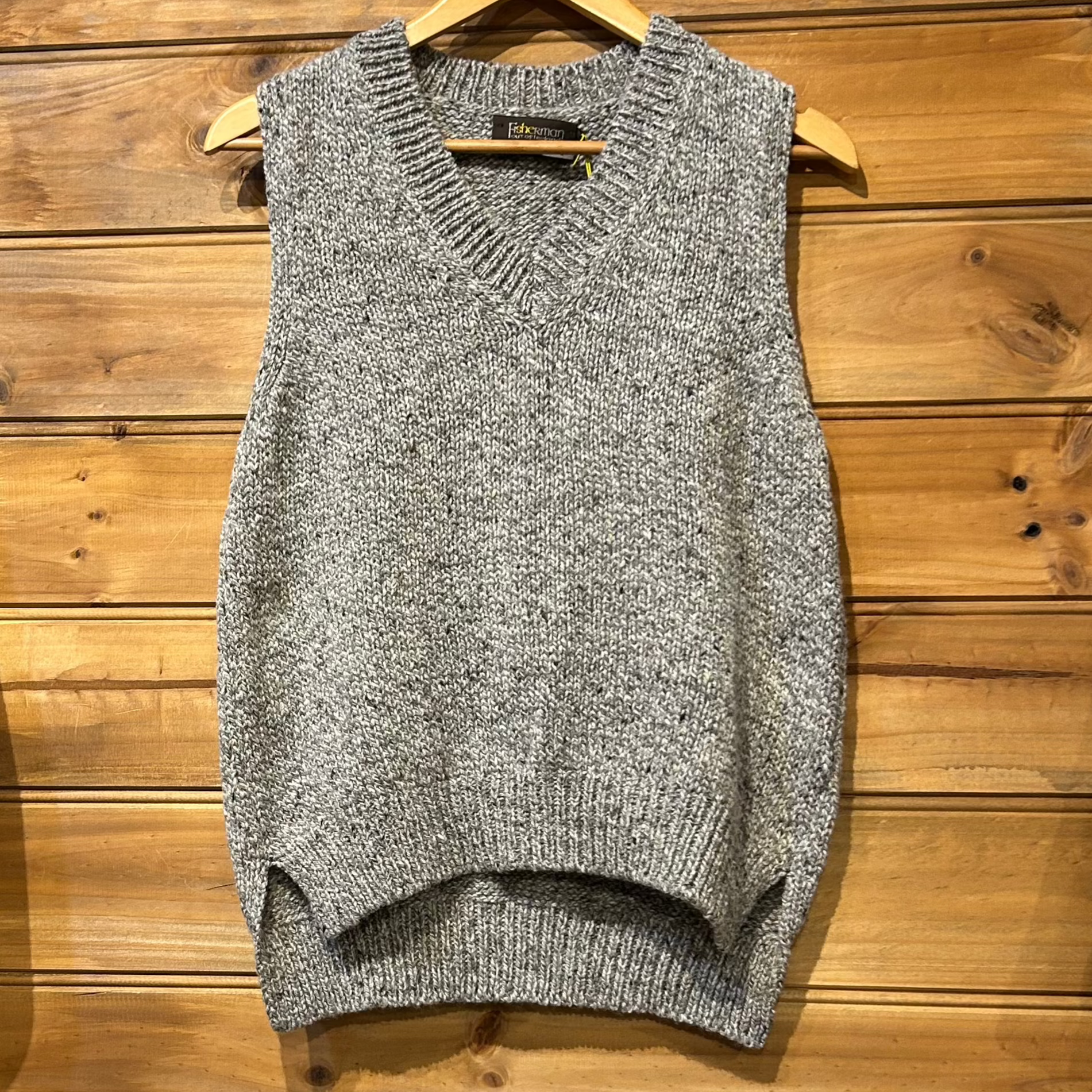 Fisherman out of ireland Vest in grey.