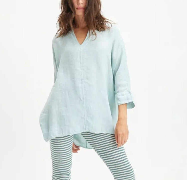 By Basics quality linen top