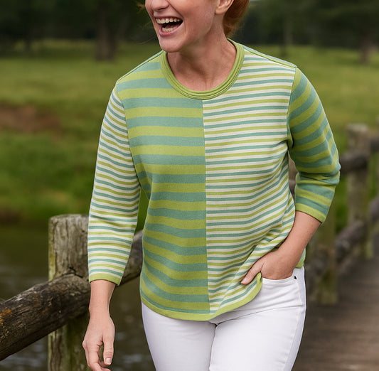 Blackbird Top - Light Olive