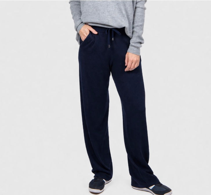 Bridge & Lord - Relaxed Wide Leg Pants - Ink