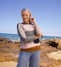 Zaket and Plover cotton and cashmere wave jumper.