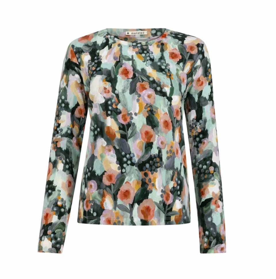 Mansted - Merle Top - Cold Green