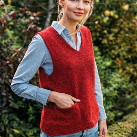 Eribe - Corry Vee Tank Vest - Poppy