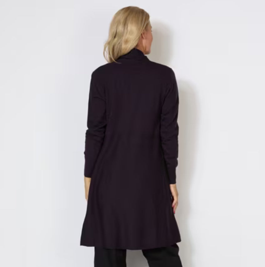 Bridge & Lord - Edge To Edge Cardigan - Coal