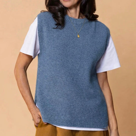 Noble Wilde - Possum Kowhai Vest - Bahama