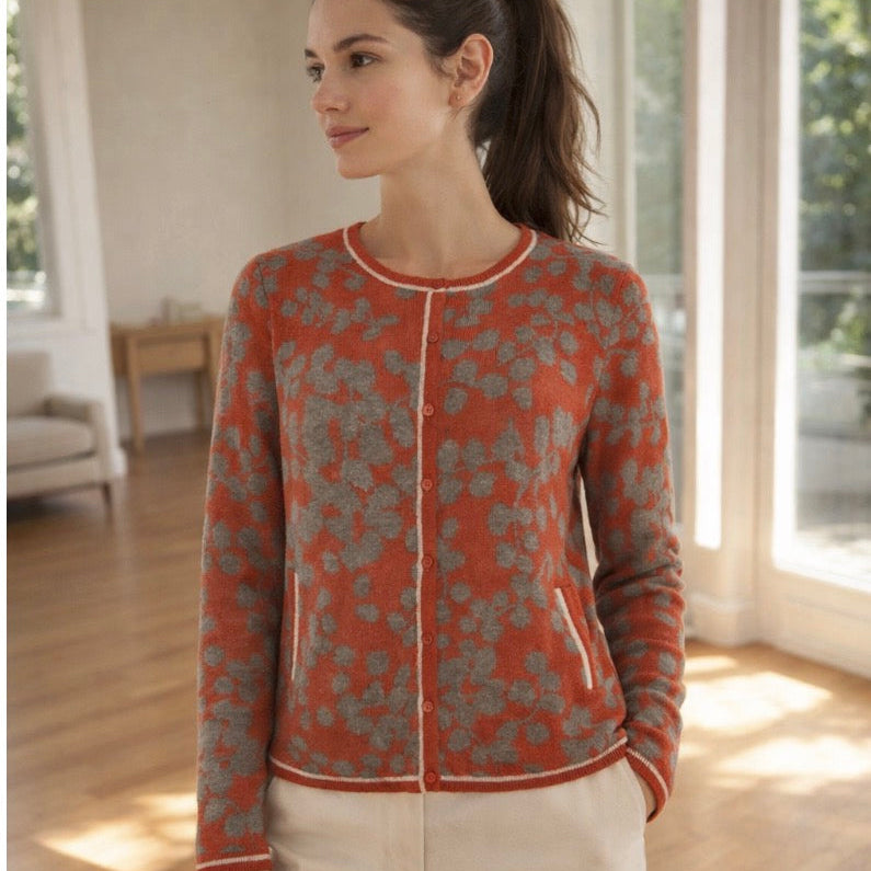 Mansted - Natasha Cardigan - Rust
