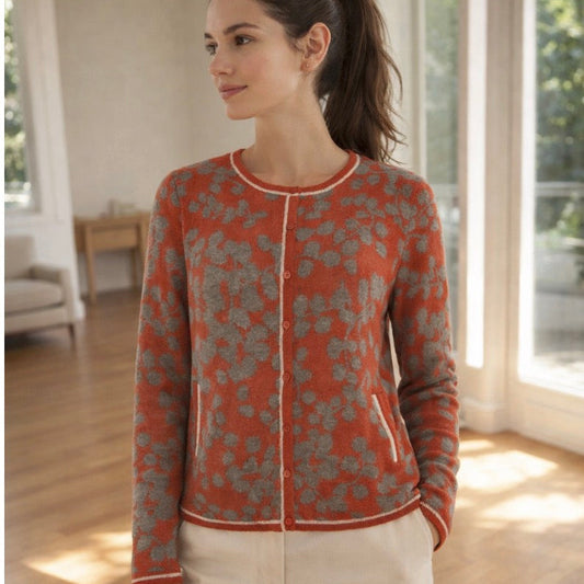 Mansted - Natasha Cardigan - Rust