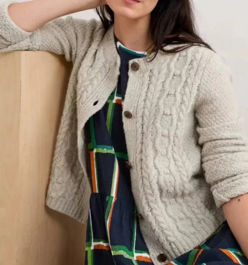 Tressa Cardigan - Aran