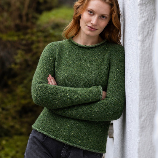 Fisherman Out of Ireland - Rolled Edge Tunic - Shamrock