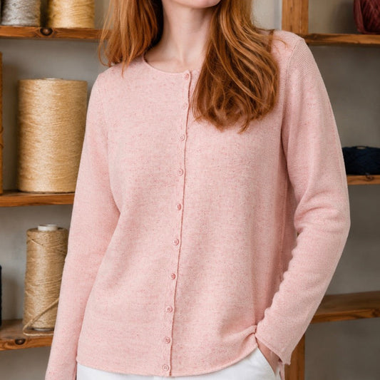 Mansted - Monsoon Cardigan - Papaya