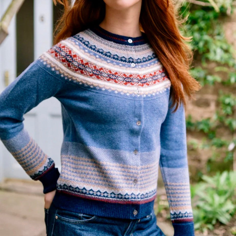 Eribe - Alpine Cardigan - Blue Morning