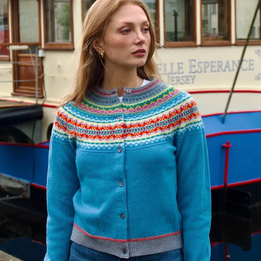 Eribe - Alpine Short Cardigan - Aqua