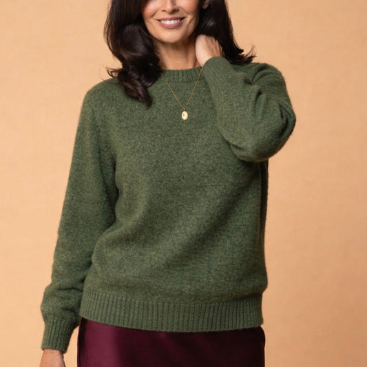 Noble Wilde - Possum Noa Crew Jumper - Jungle