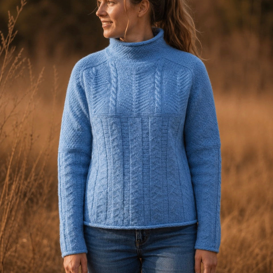 Harley of Scotland - Aran Nep Tunic - Wool - Coll