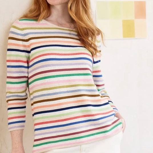 Mansted - Adele Top - Light Oat
