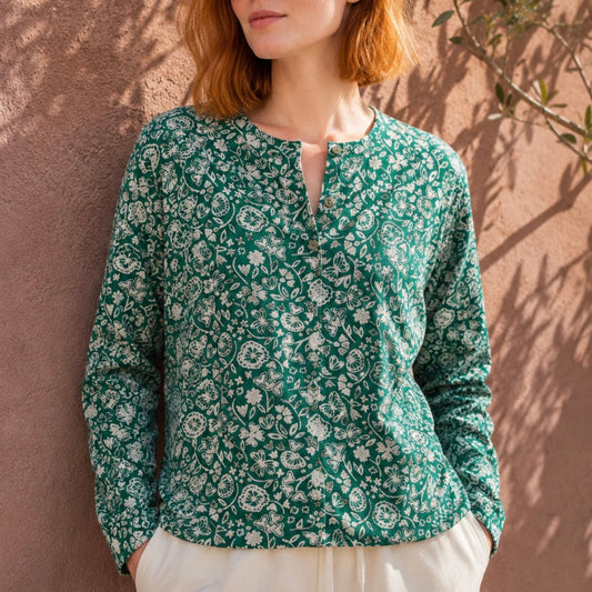 Mansted - Sunrise Cardigan - Green