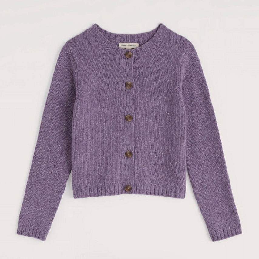 SEASALT Cornwall - Dawson Pick Cardigan - Grape Thistle