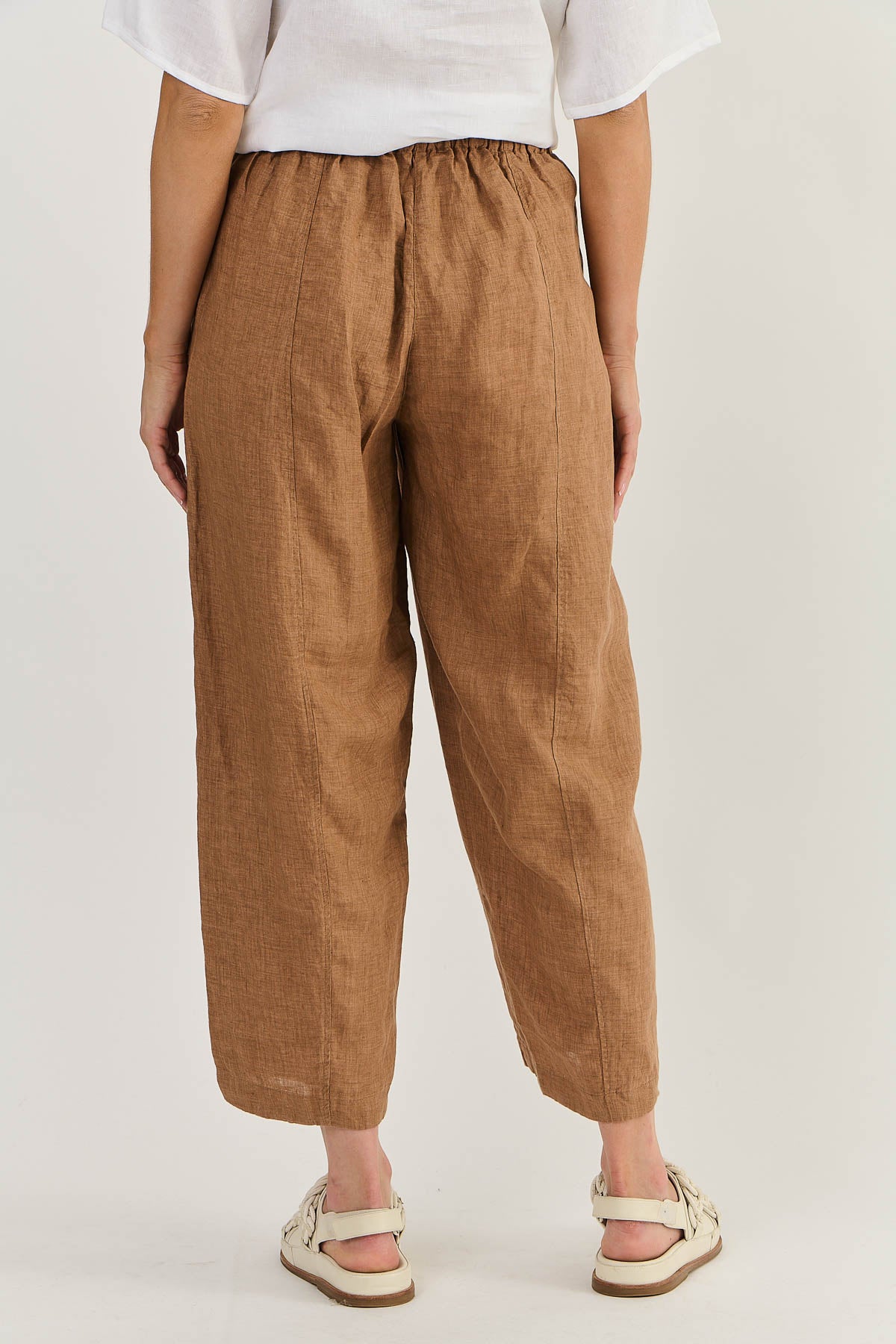 Long Tapered Leg Pants - Gingerbread