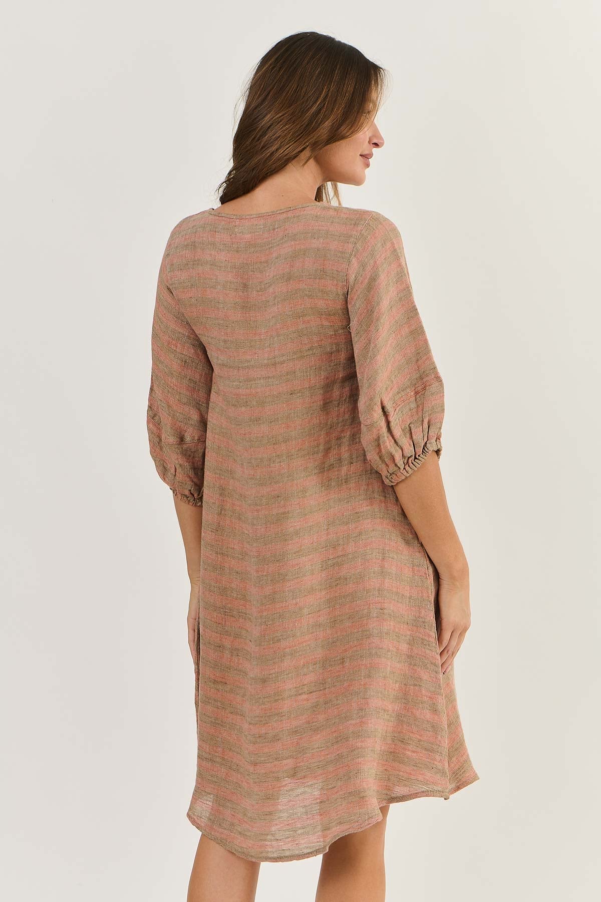 Linen dress from Naturals by O&J. Free shipping for sale online and in store. Australia and New Zealand.