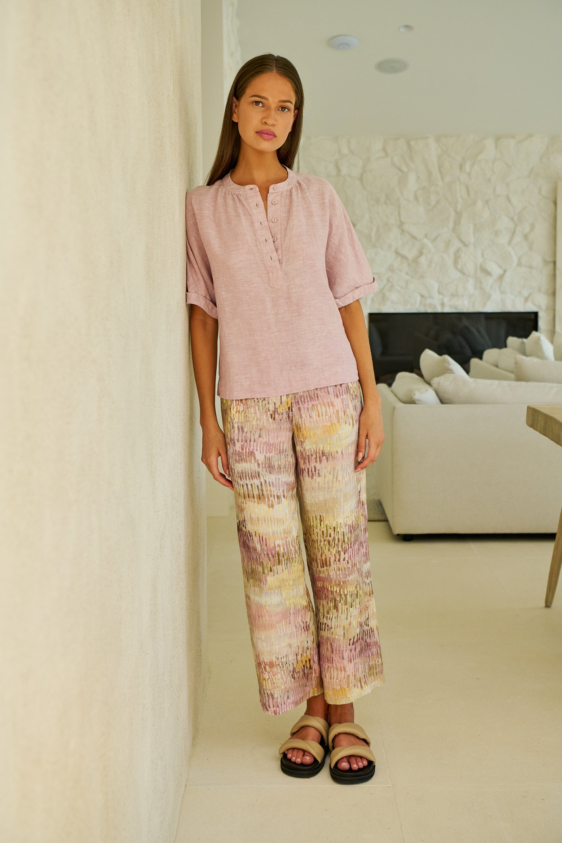 Naturals by O&J Linen Top Radish GA689