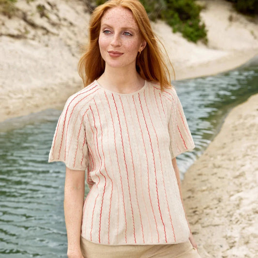 Mansted's Gabi top in light oat