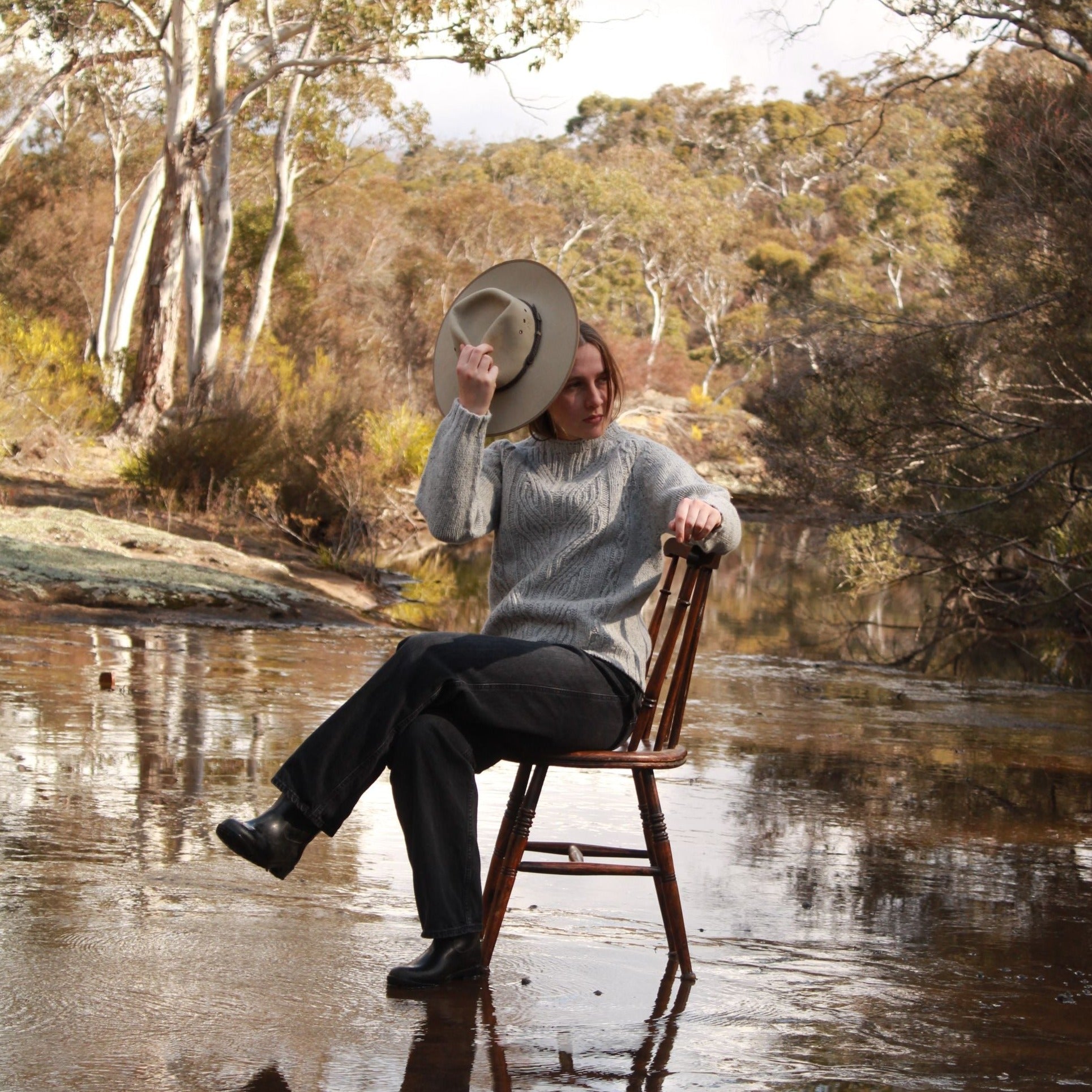 Harley of Scotland Scottish Cable jumper, the best of women's Knitwear.