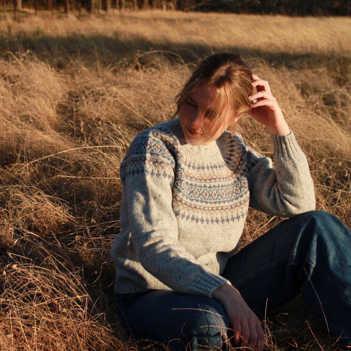 Harley of Scotland's Fair Isle Jumper in Mull for women