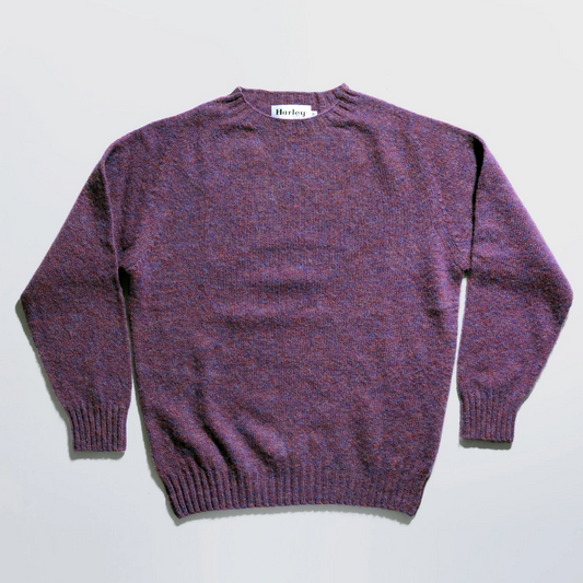Men's Chunky Crew from Sctland in Purple.