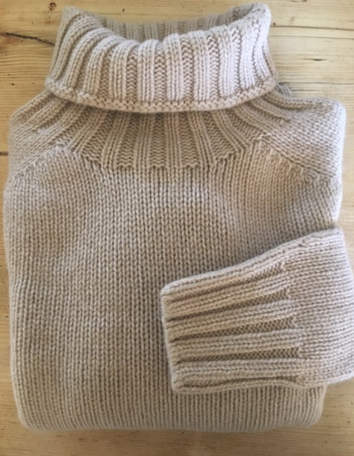 Scottish Knitwear chunky roll neck jumper merino wool